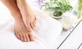 Pediküre-Behandlung für verwöhnte Füße